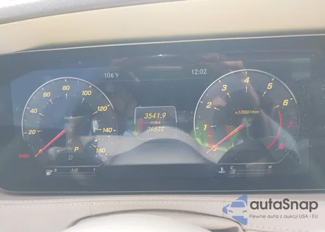 2020 Mercedes-Benz S 560 из США, поврежденный, VIN W1KUG8DB6LA532459